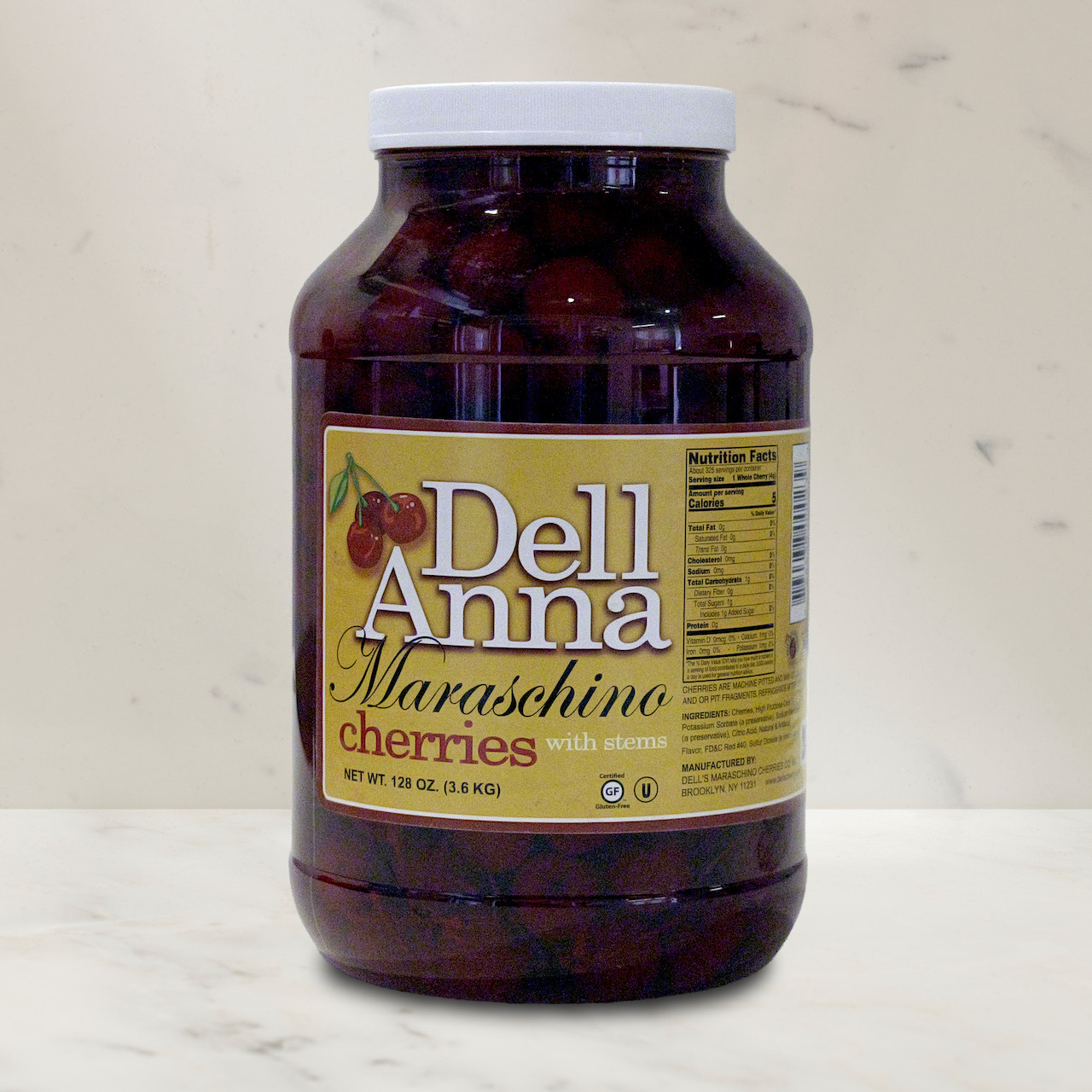 Dell Anna Signature Maraschino Cherries With Stems