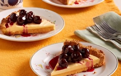 Amarena Cherry Dark Chocolate Tart